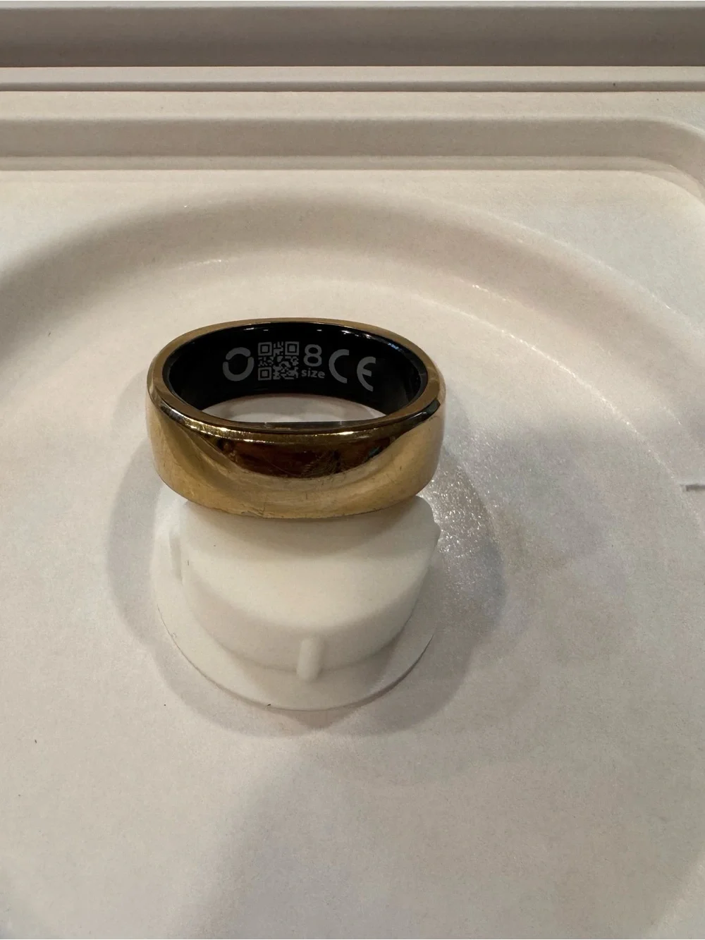 RingConn Gen 2 Smart Ring Gold - Size 8